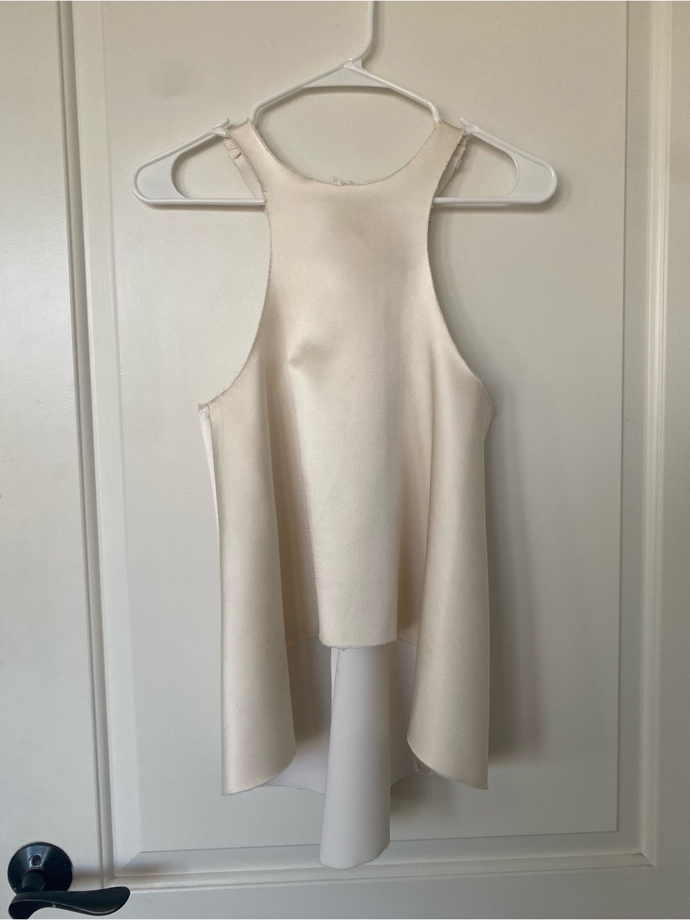 Bec & Bridge White Silk Tank US2